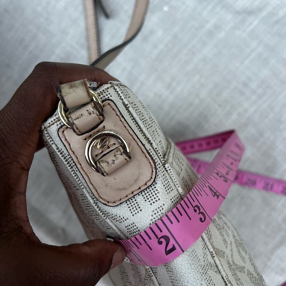 Michael Kors Cream Patterned Crossbody Bag - Picture 14 of 14